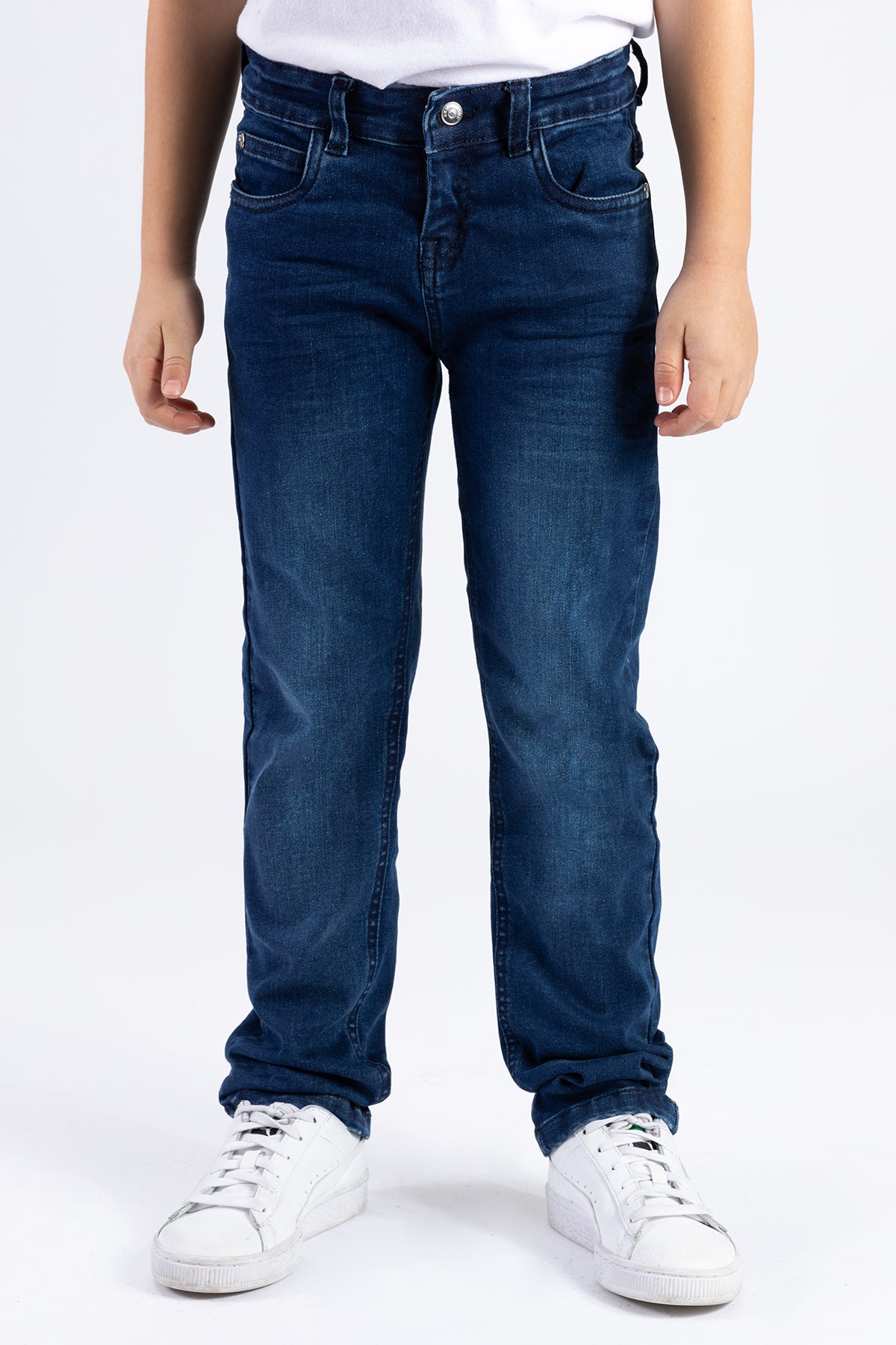 The New – Stockholm Regular Fit Jeans in Medium Blue
