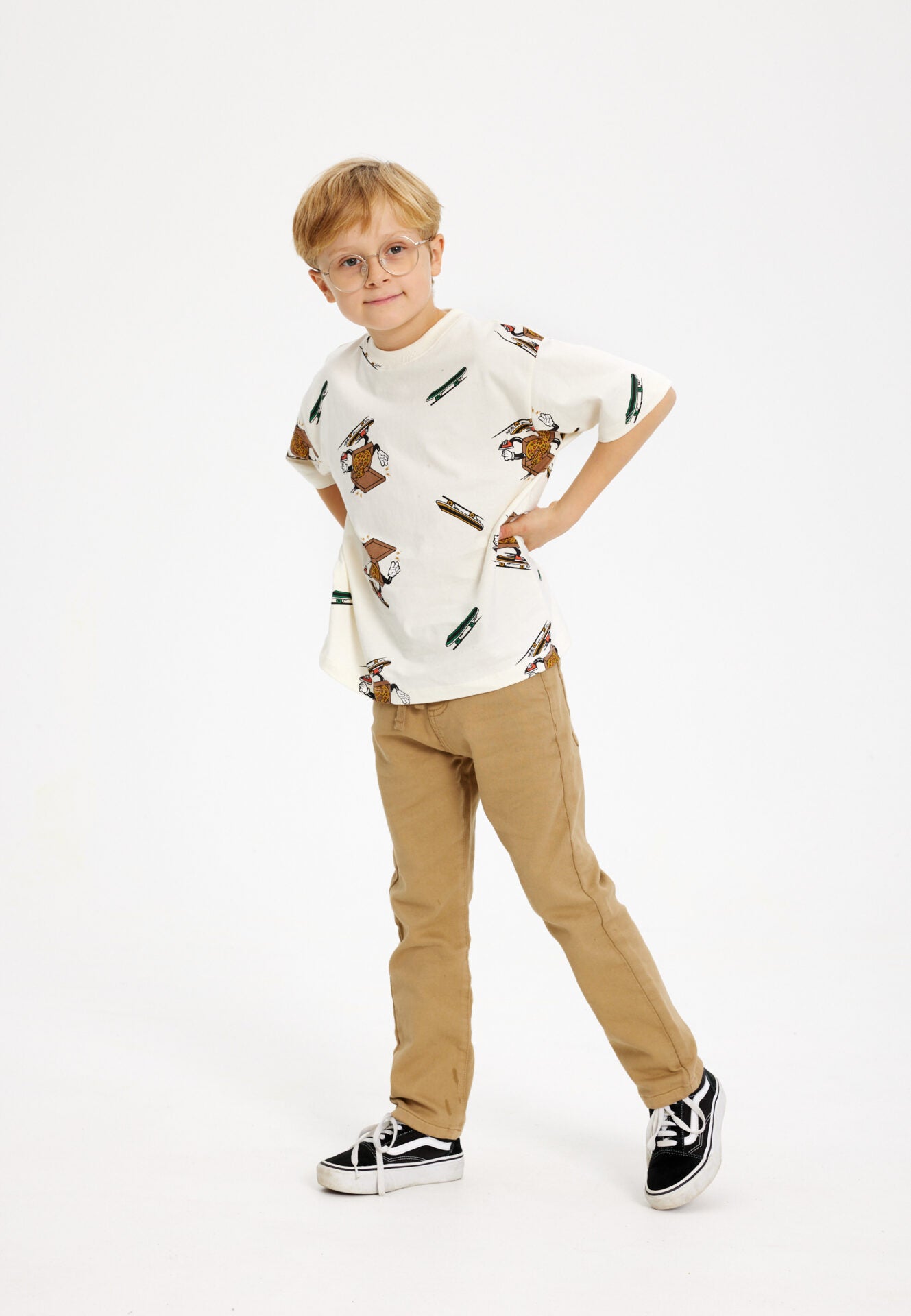 Effen gekleurde broek