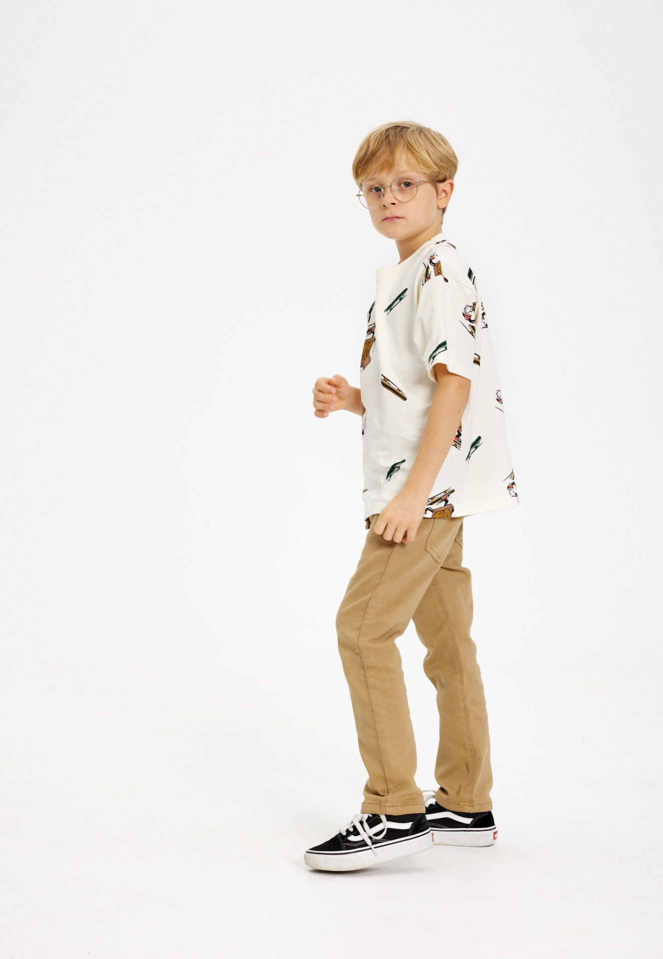 Effen gekleurde broek