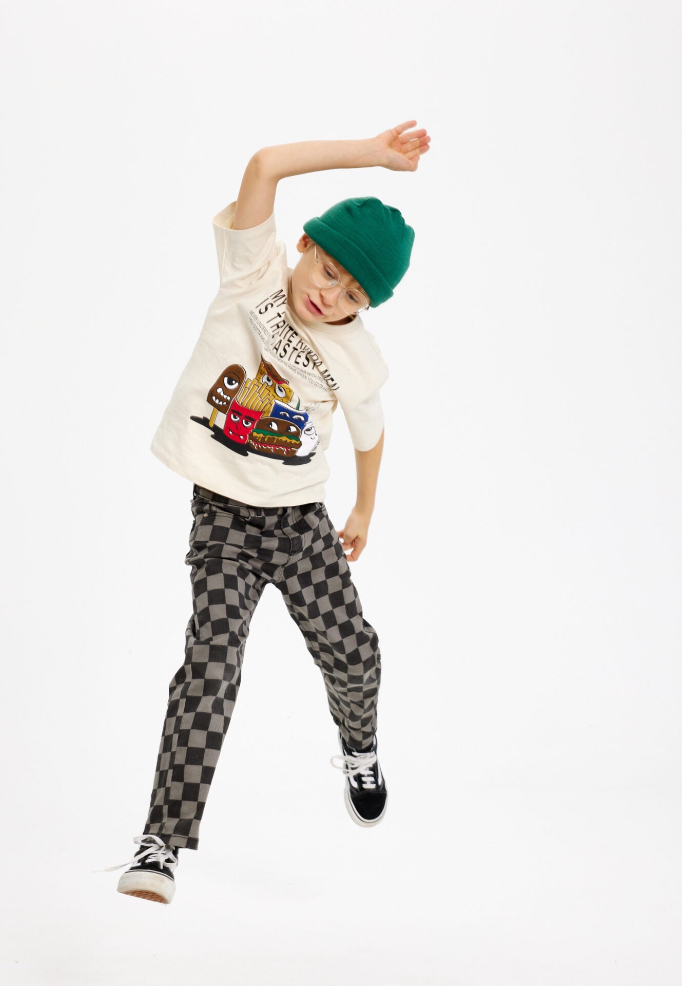 Coole checkerboardjeans