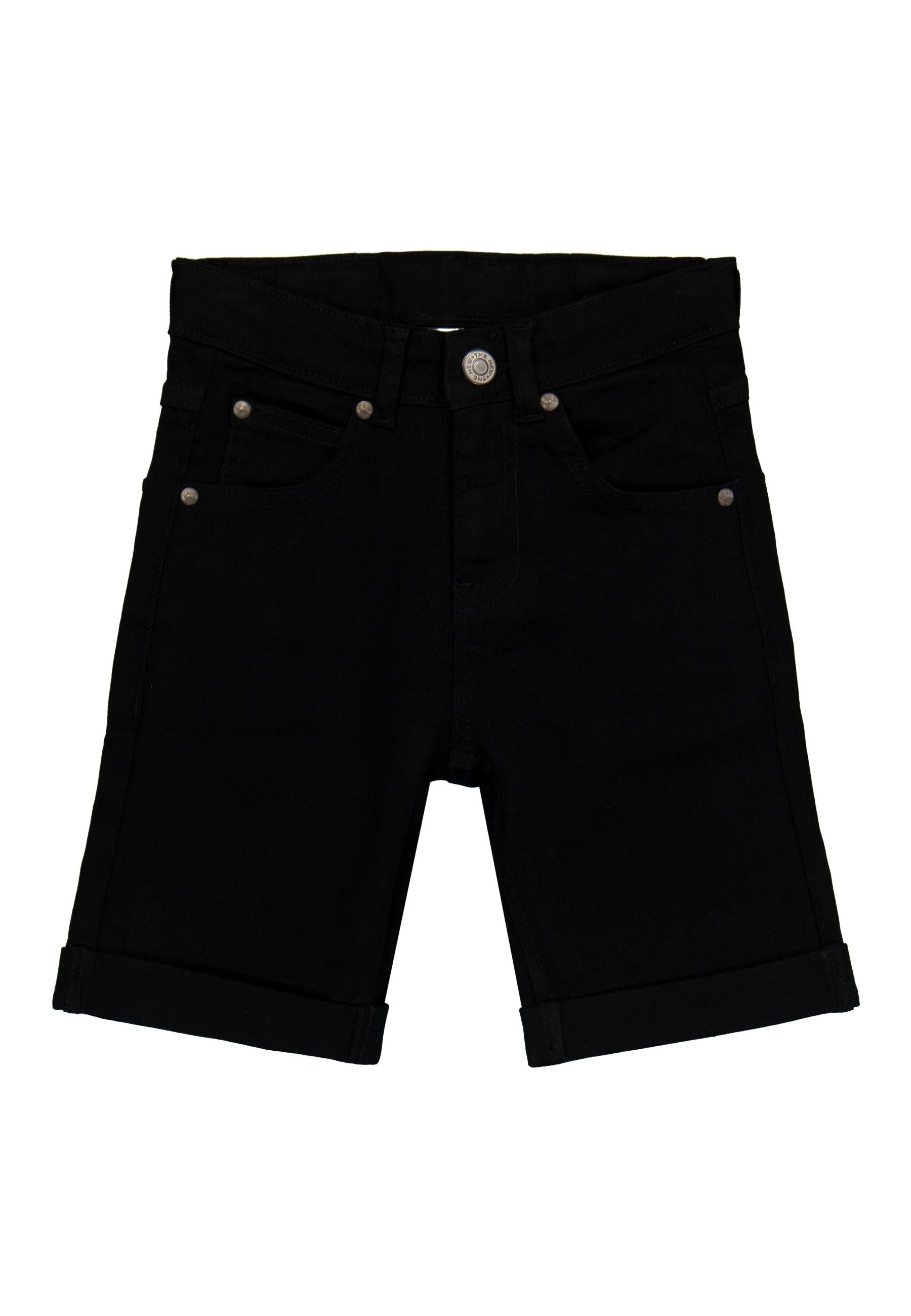 Zwarte jeansshort The New