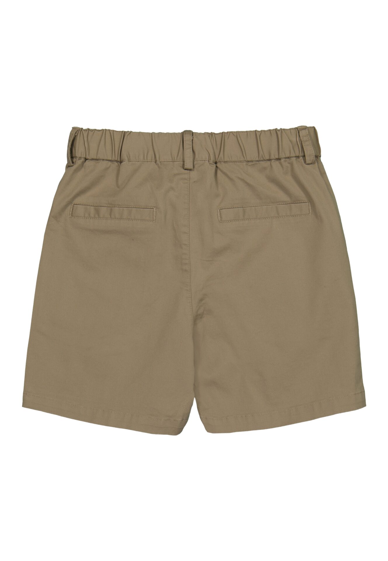 Effen beige korte broek