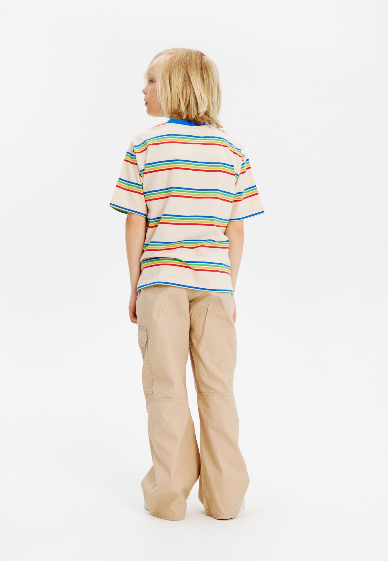 Stoere beige cargobroek