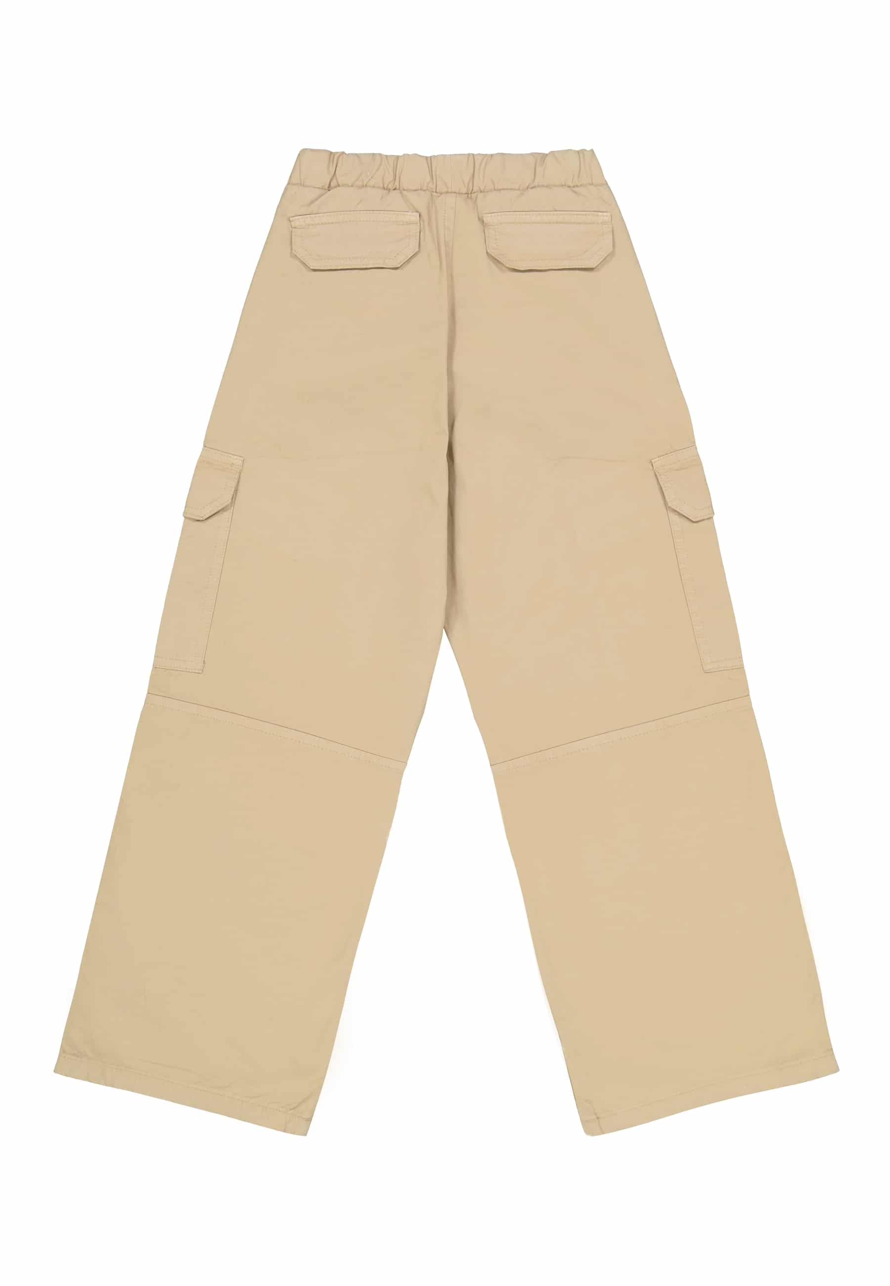 Stoere beige cargobroek