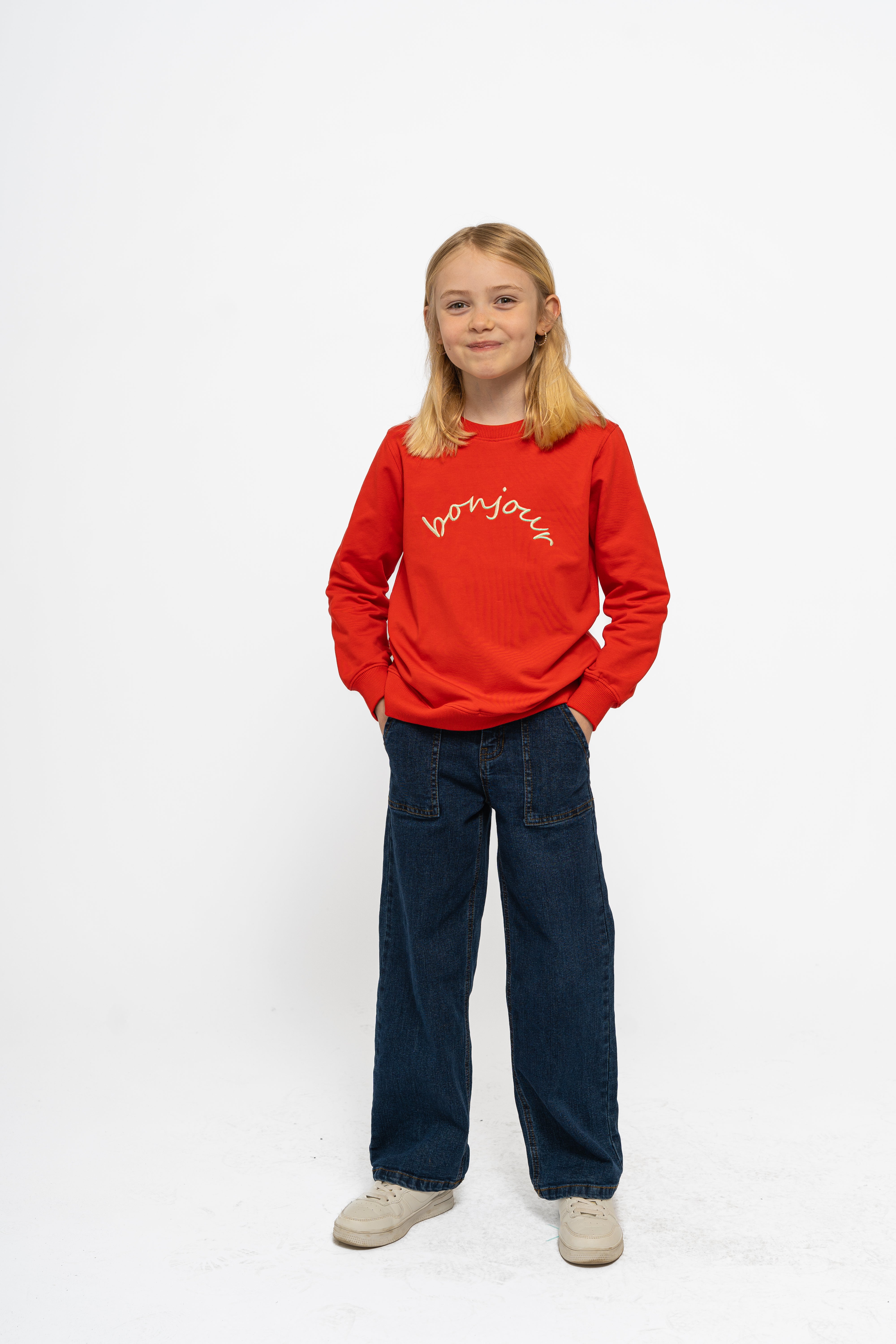 🌟 The New - Ness Sweatshirt Poppy Red 🌟