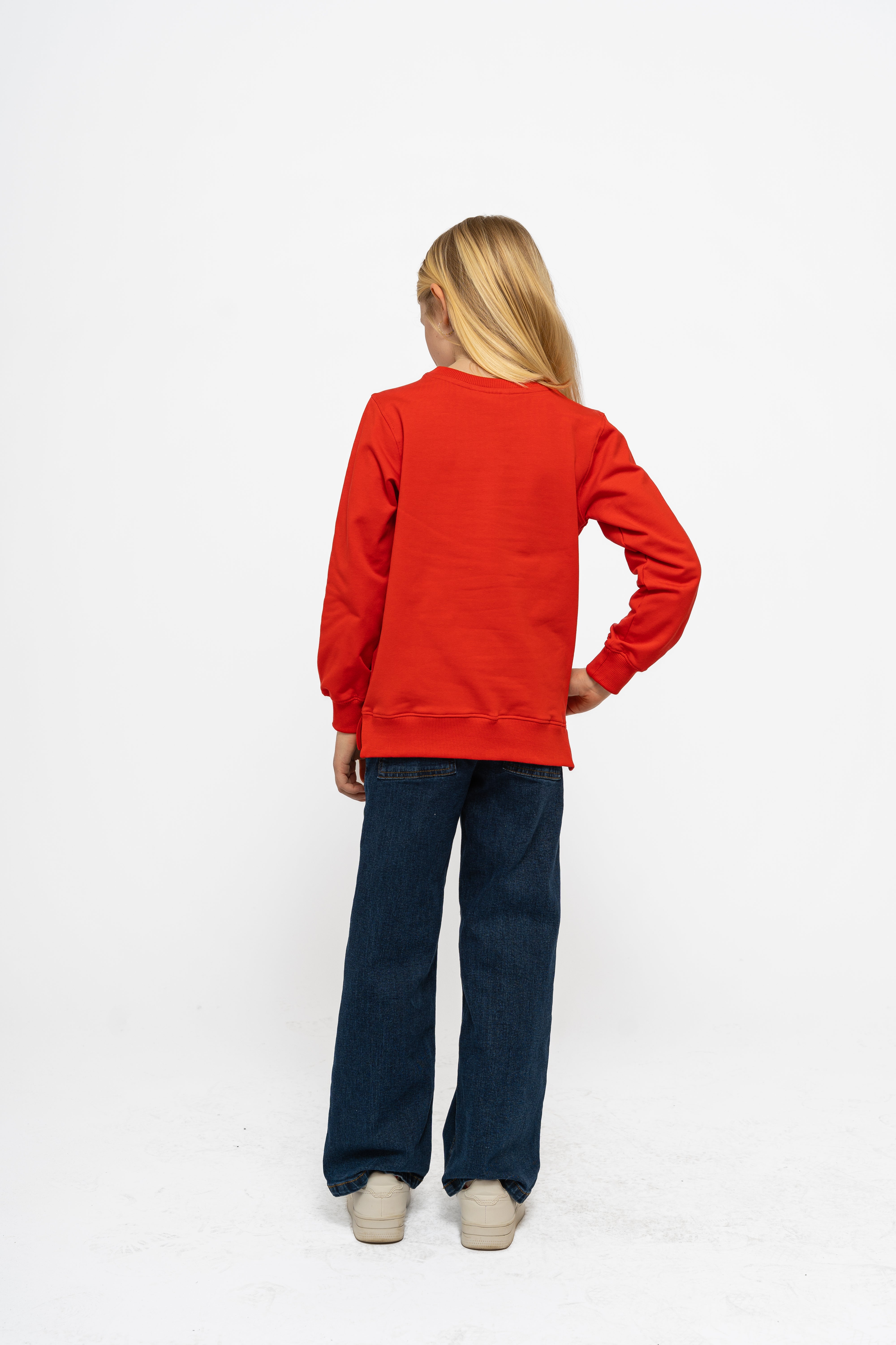 🌟 The New - Ness Sweatshirt Poppy Red 🌟