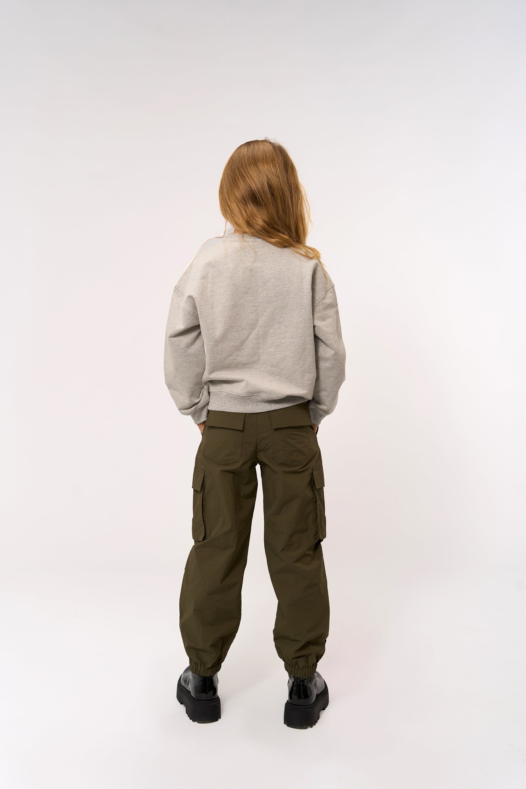 🐻 Lucky Teddy Club Sweatshirt – Light Grey Melange