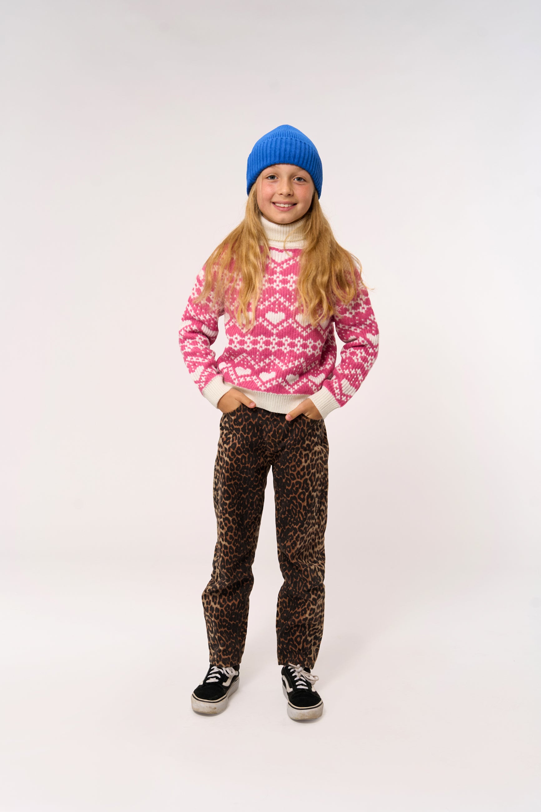 💖 Jacquard Pullover – Ibis Rose