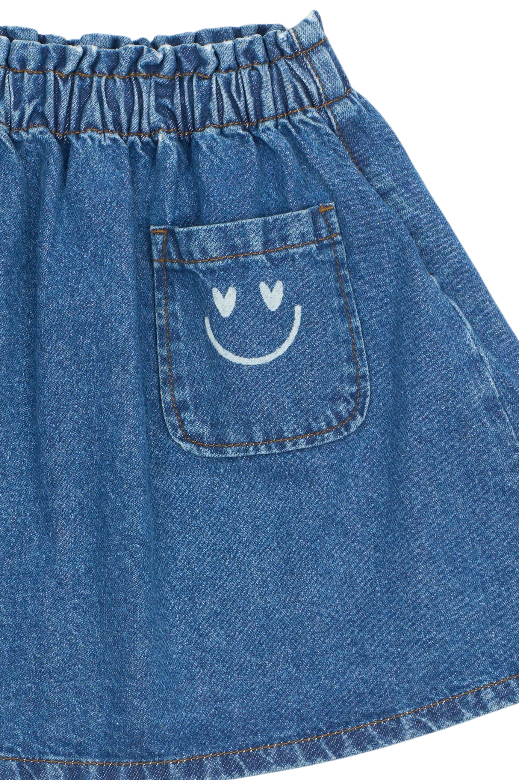 👗 TNPurity Denim Skirt – Medium Blue Denim