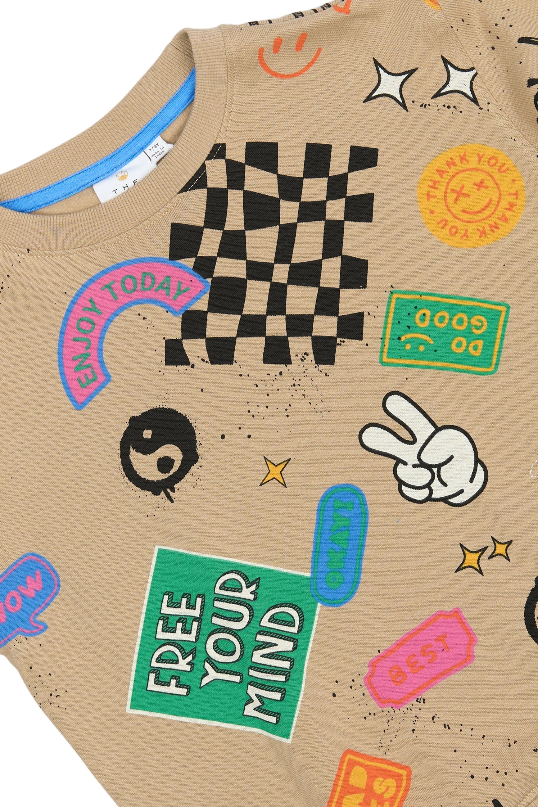 🌈 Free Your Mind Sweatshirt – Humus AOP