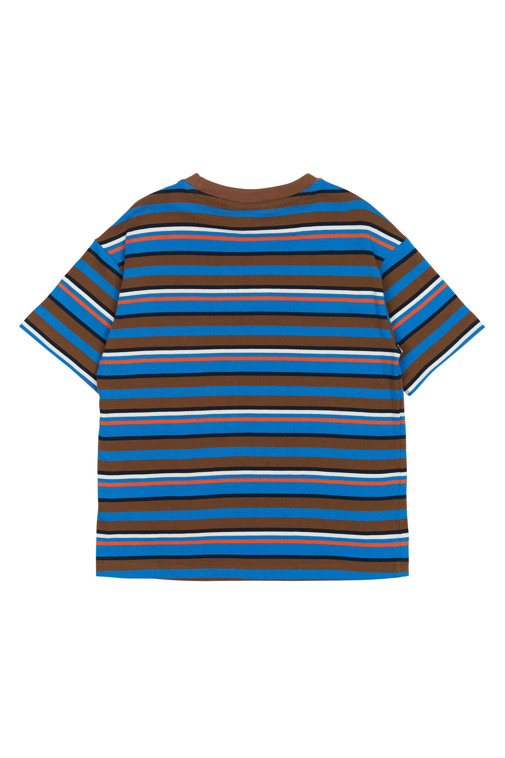 🌟 GOOD DAY gestreept T-shirt – Toffee & Blauw