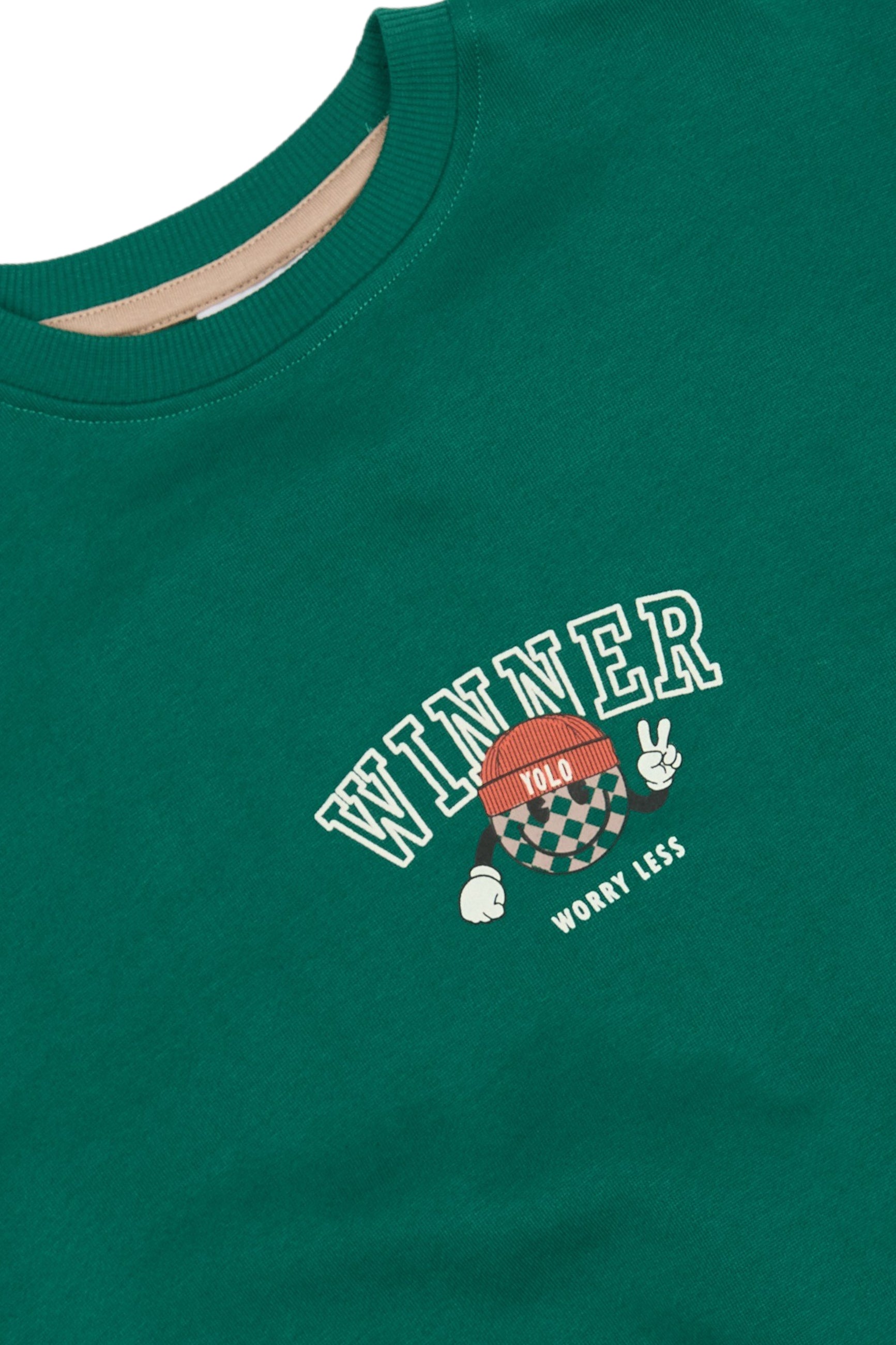 🍀 Winner Sweatshirt – Alpine Green