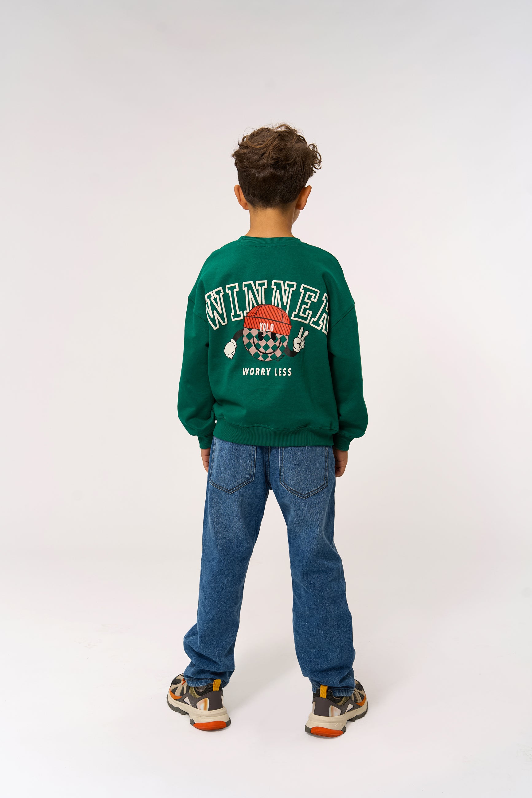 🍀 Winner Sweatshirt – Alpine Green
