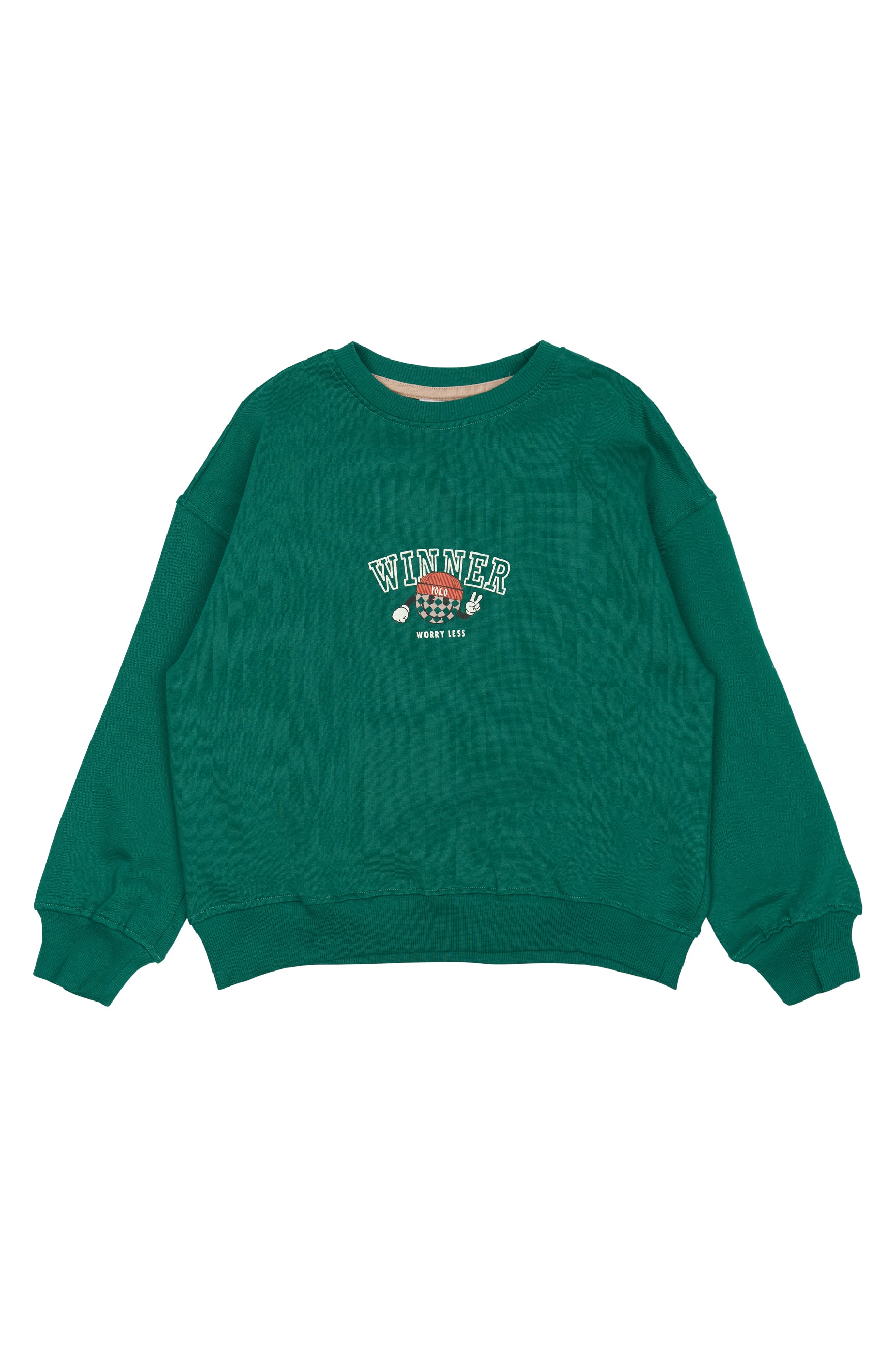 🍀 Winner Sweatshirt – Alpine Green