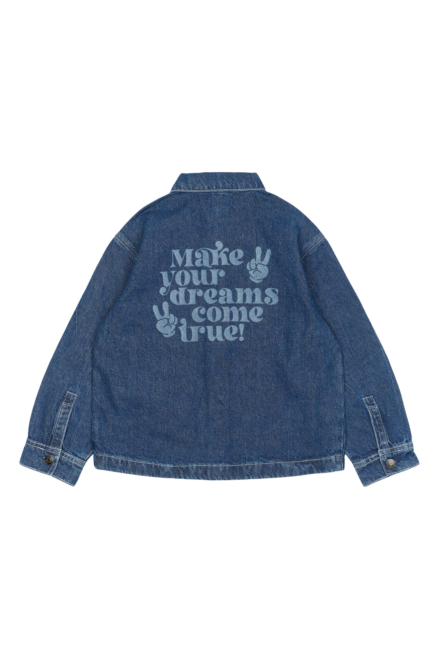 ✨ Denim Overshirt – Make Your Dreams Come True ✨