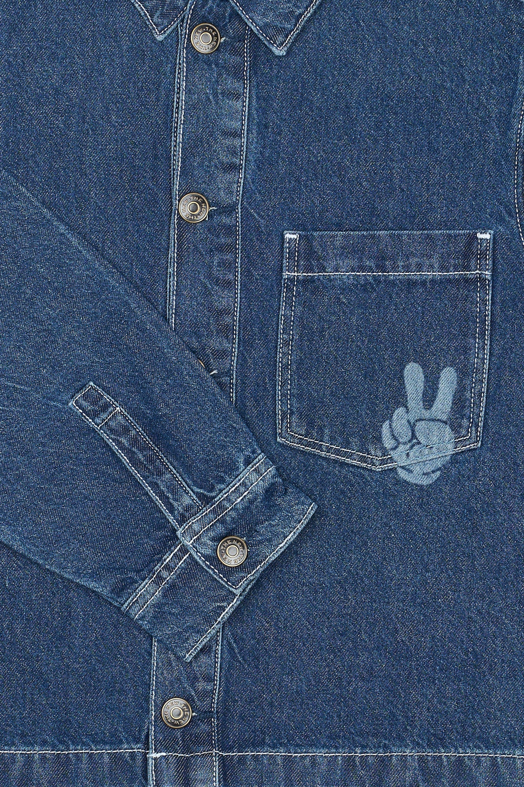 ✨ Denim Overshirt – Make Your Dreams Come True ✨