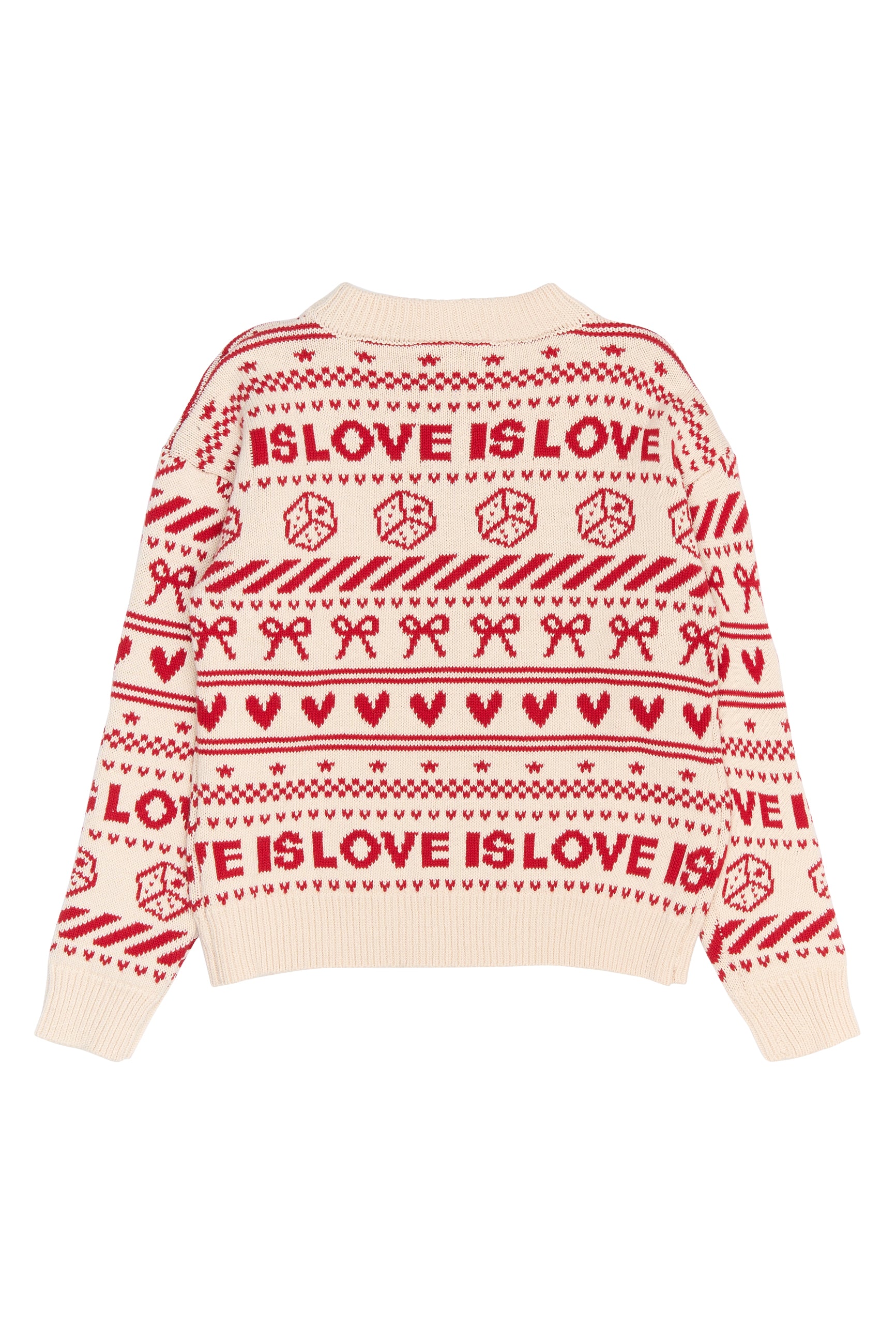 ❤️ Raline Jacquard Pullover – Love is Love ❤️