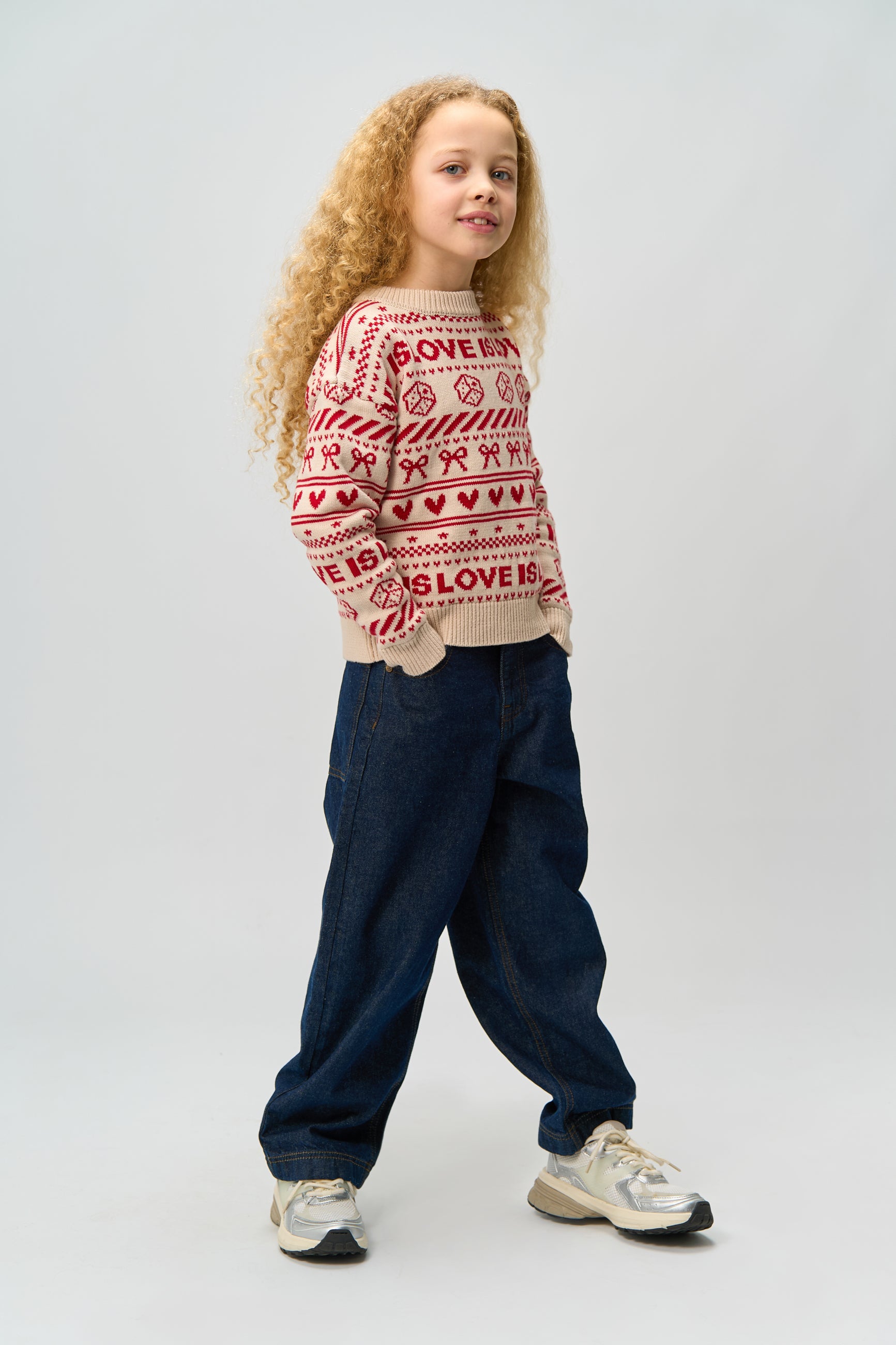 ❤️ Raline Jacquard Pullover – Love is Love ❤️