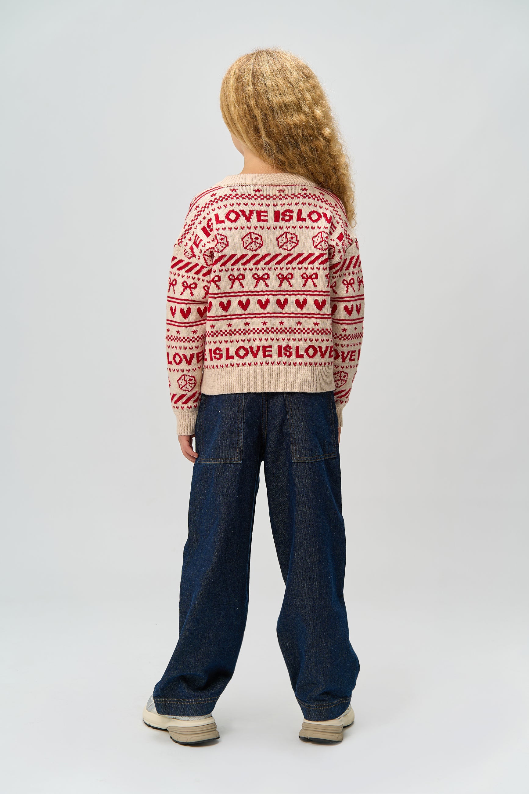 ❤️ Raline Jacquard Pullover – Love is Love ❤️