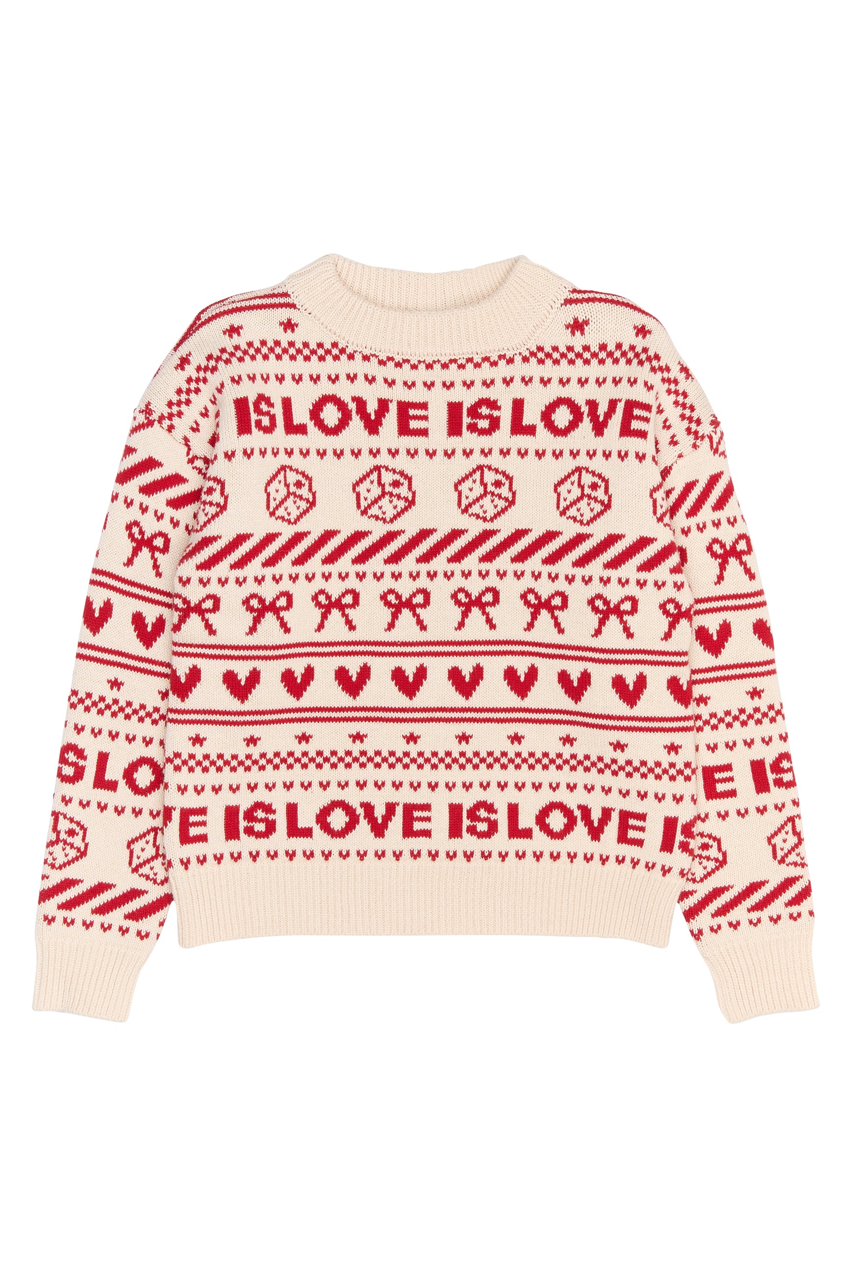 ❤️ Raline Jacquard Pullover – Love is Love ❤️