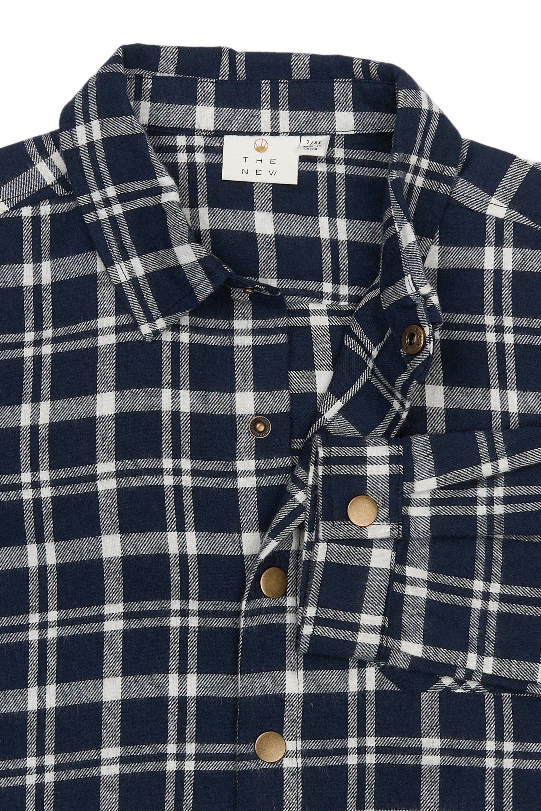 💙 Ronan Flannel Shirt – Navy Blazer Check 💙