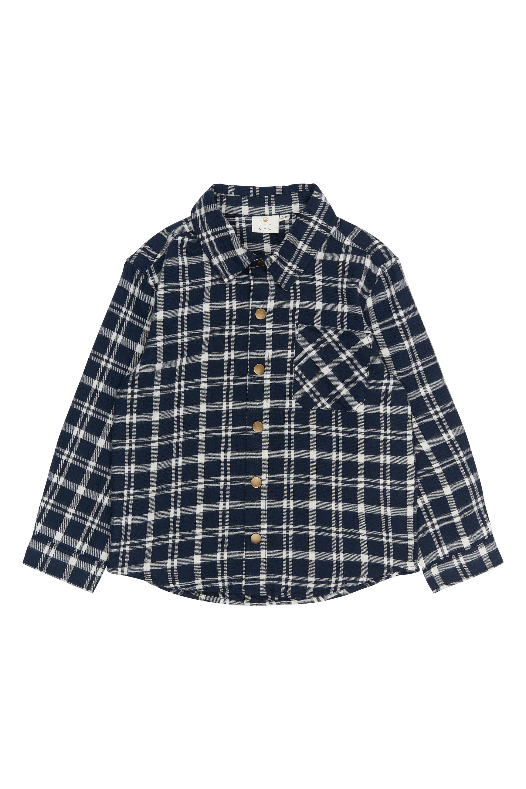 💙 Ronan Flannel Shirt – Navy Blazer Check 💙