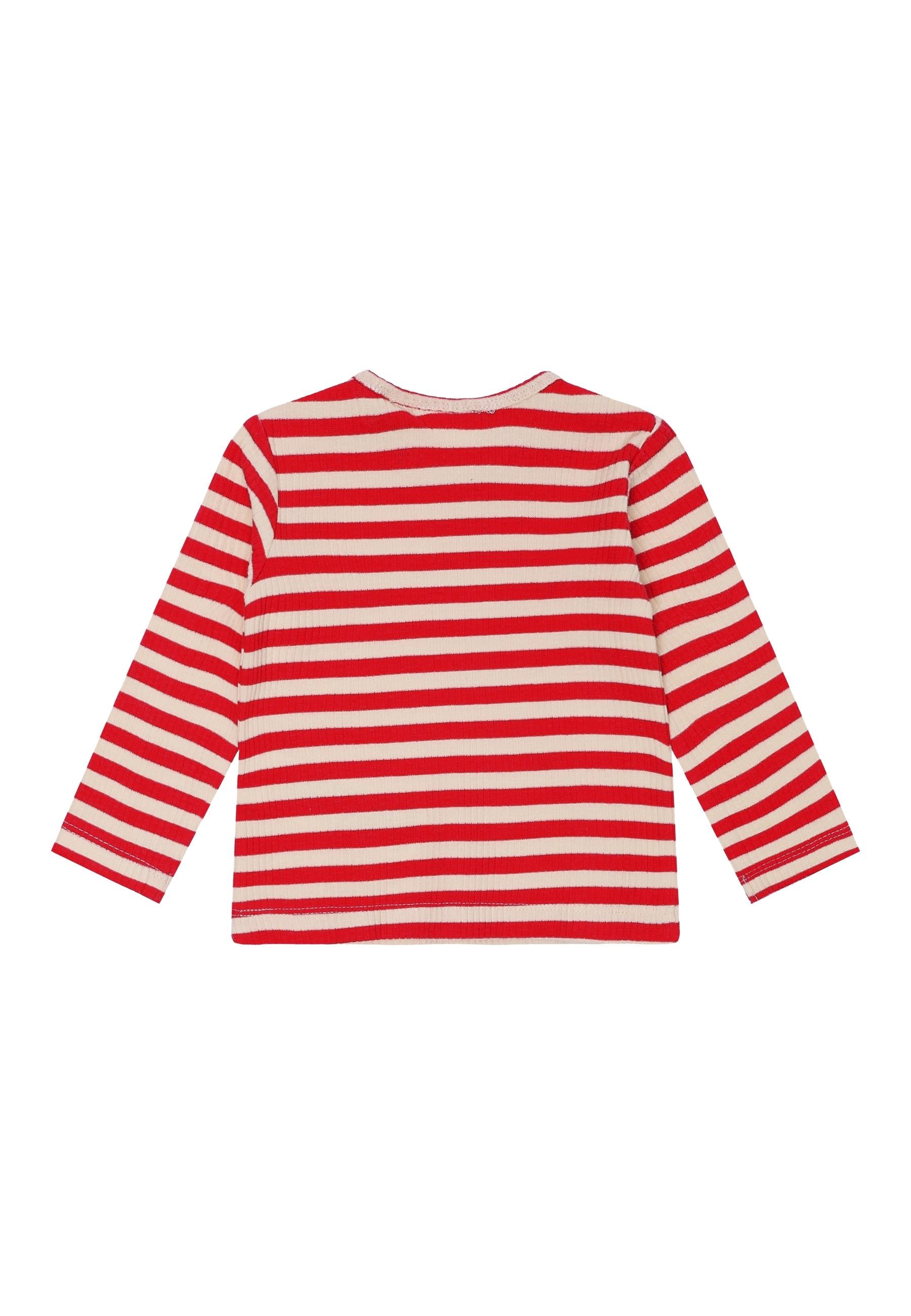 Gestreept T-shirt met lange mouwen van The New Siblings