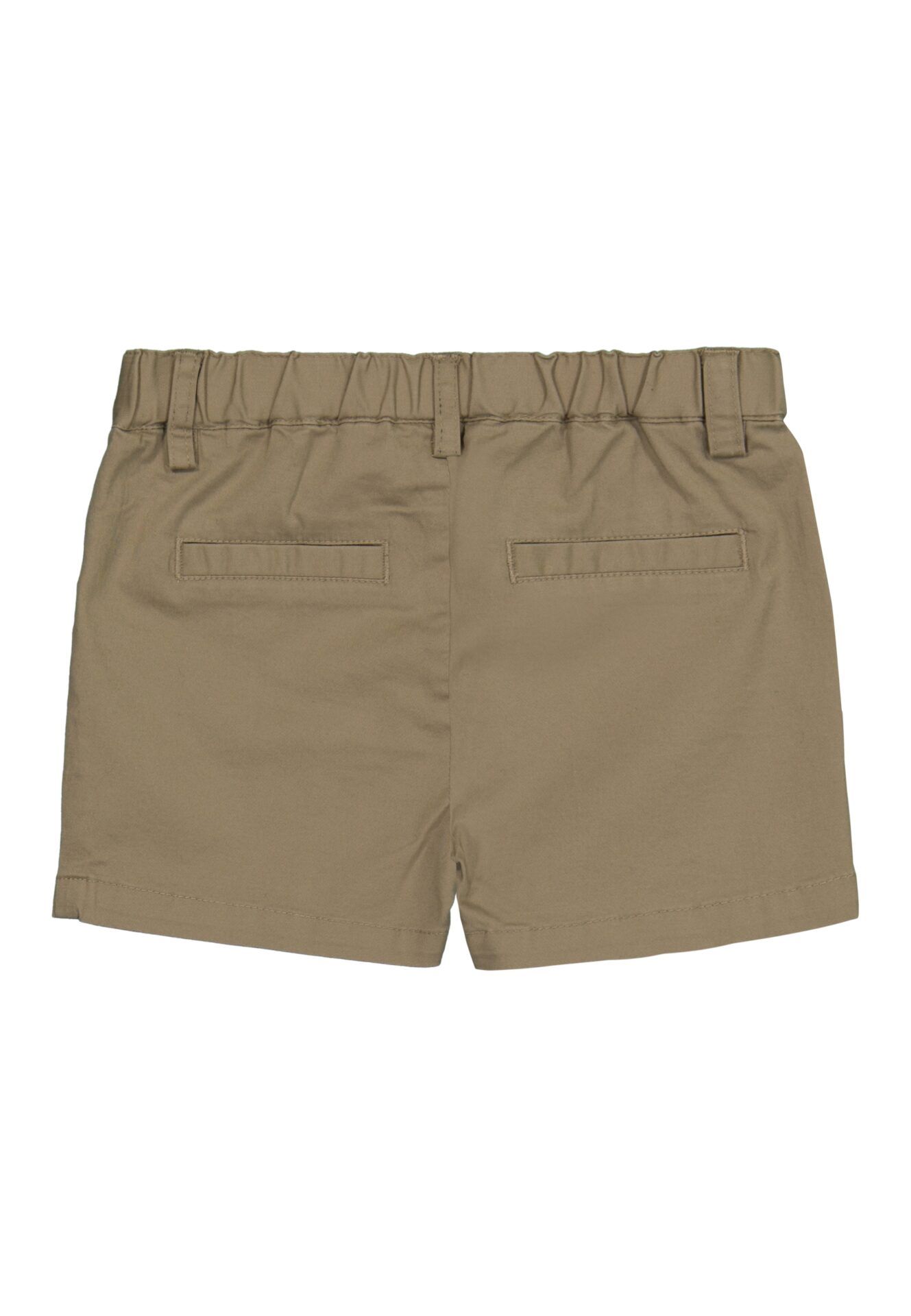 Effen beige short voor de kleinsten