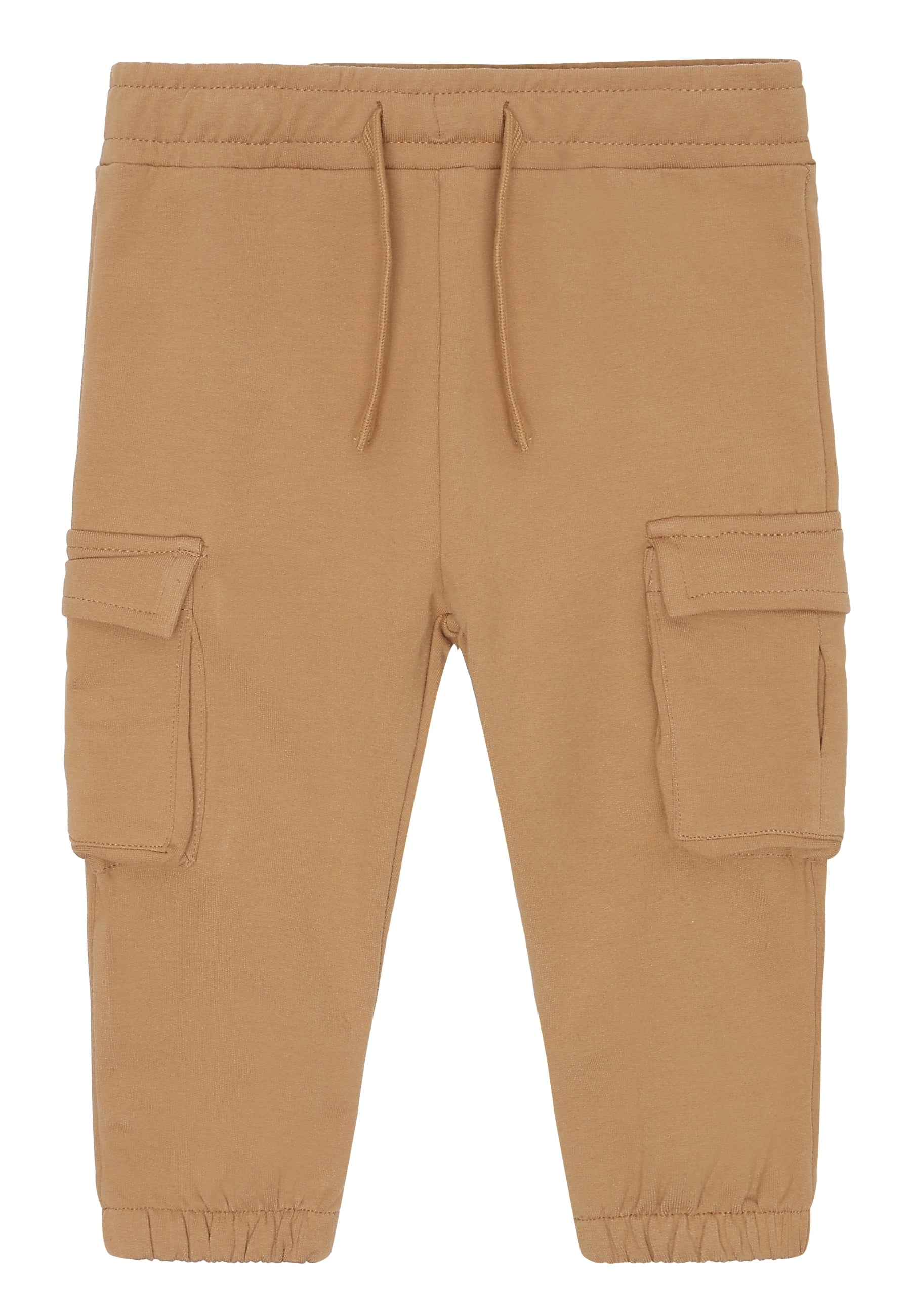 Broek met trendy cargozakken - beige