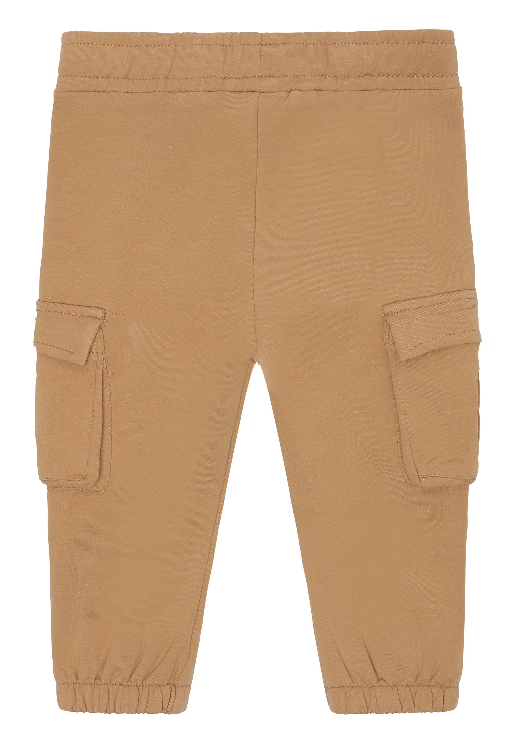 Broek met trendy cargozakken - beige