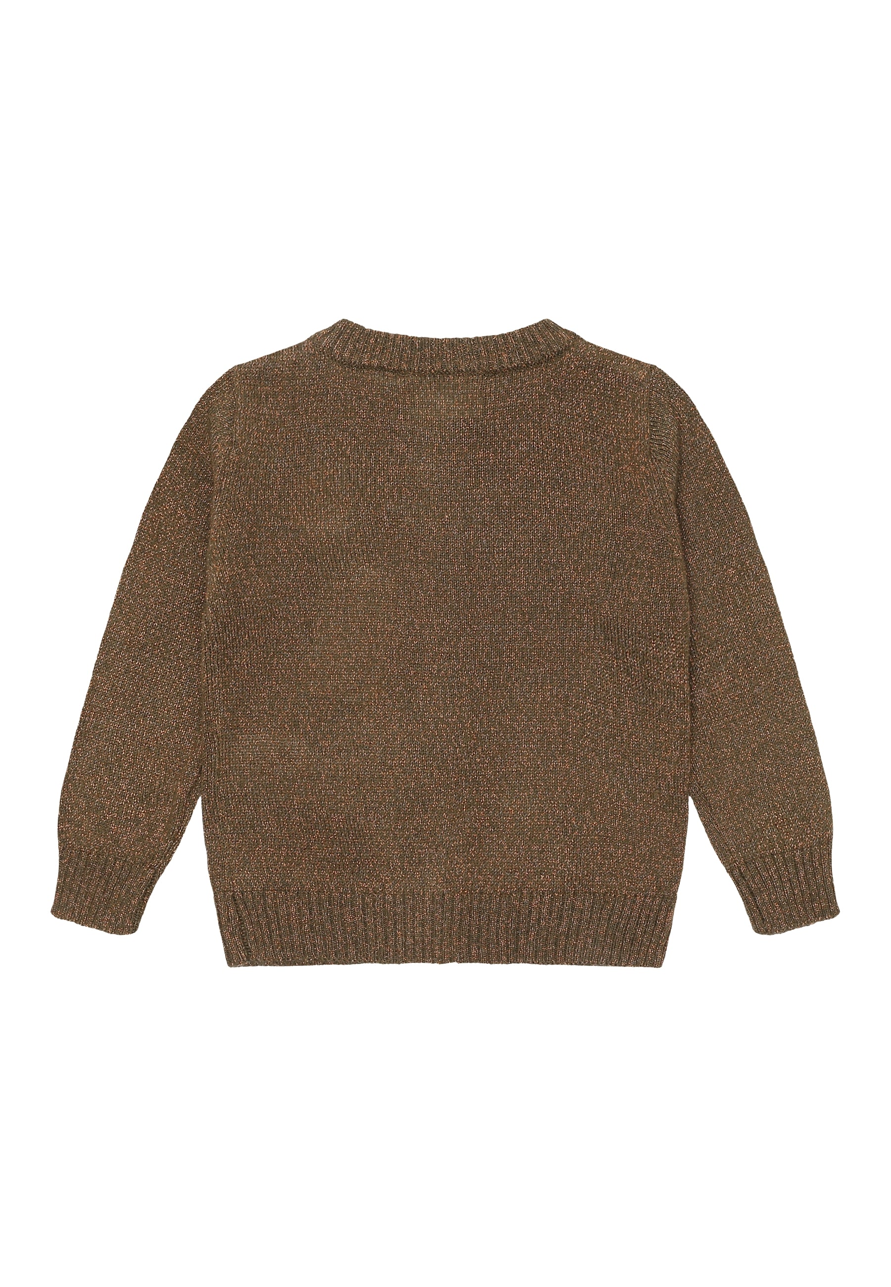 Licht groen/bruin vestje met sprankelende glans