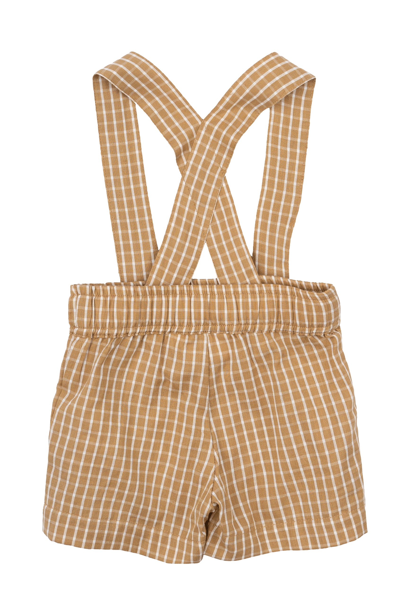 🌿 The New Siblings - Norville Shorts in Apple Cinnamon Check 🍏🍂
