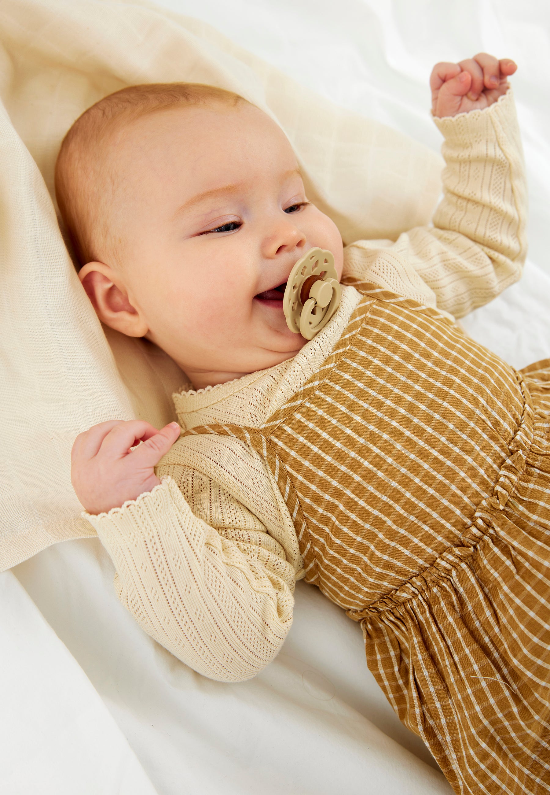 🌿 The New Siblings - Nini Strap Bodydress - Apple Cinnamon Check 🍎