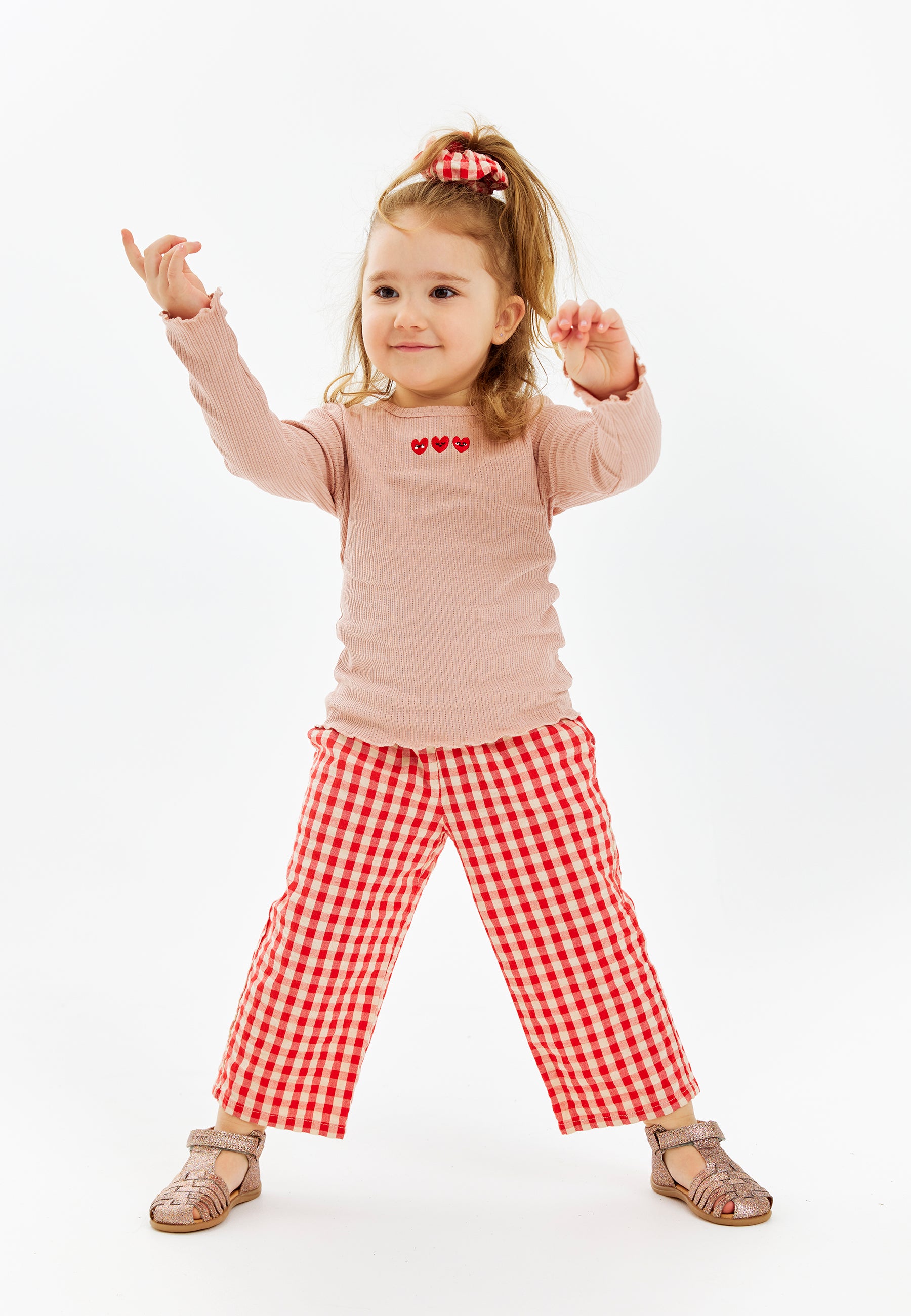 🎀 Nelly Loose Pants - Speelse Ruitjes voor Stijlvolle Kids 🎀