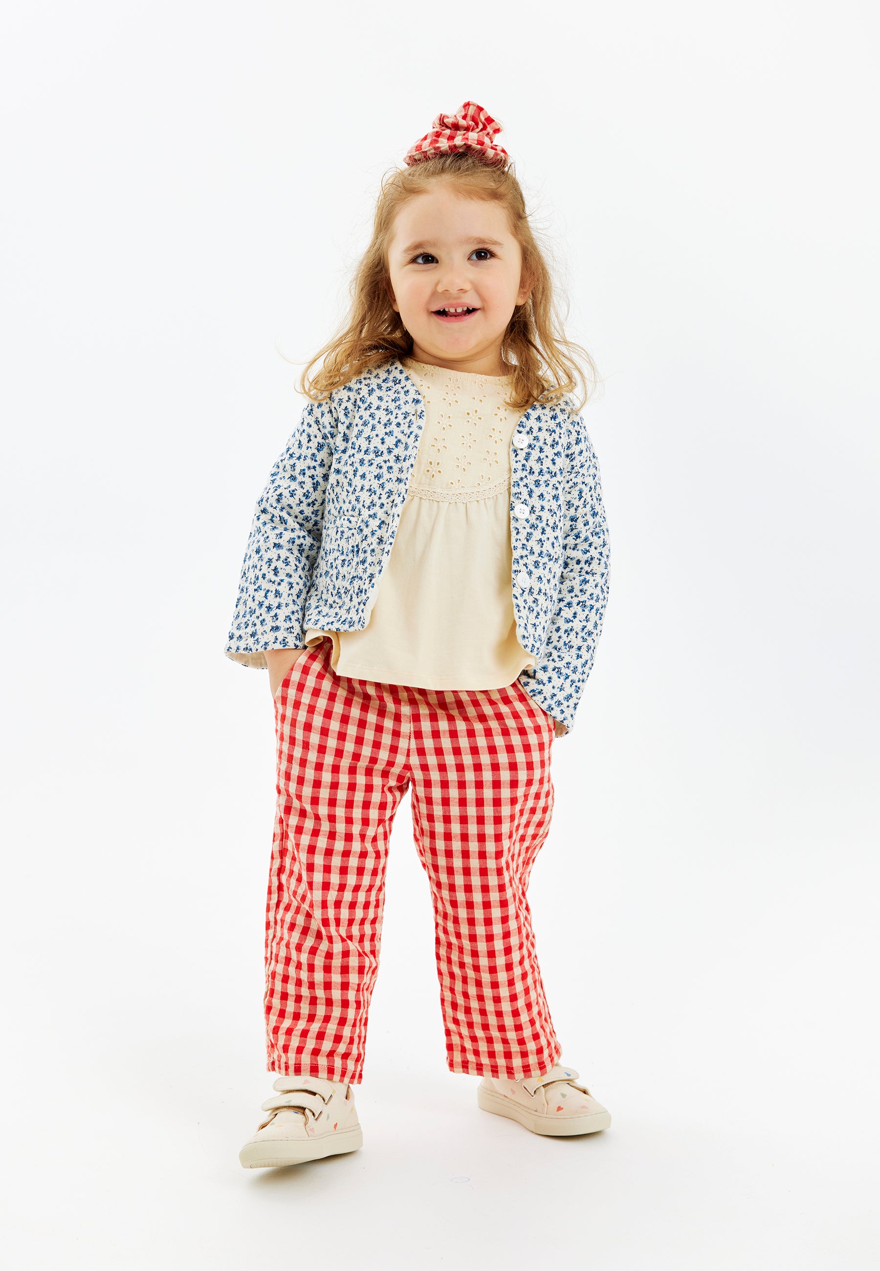 🎀 Nelly Loose Pants - Speelse Ruitjes voor Stijlvolle Kids 🎀