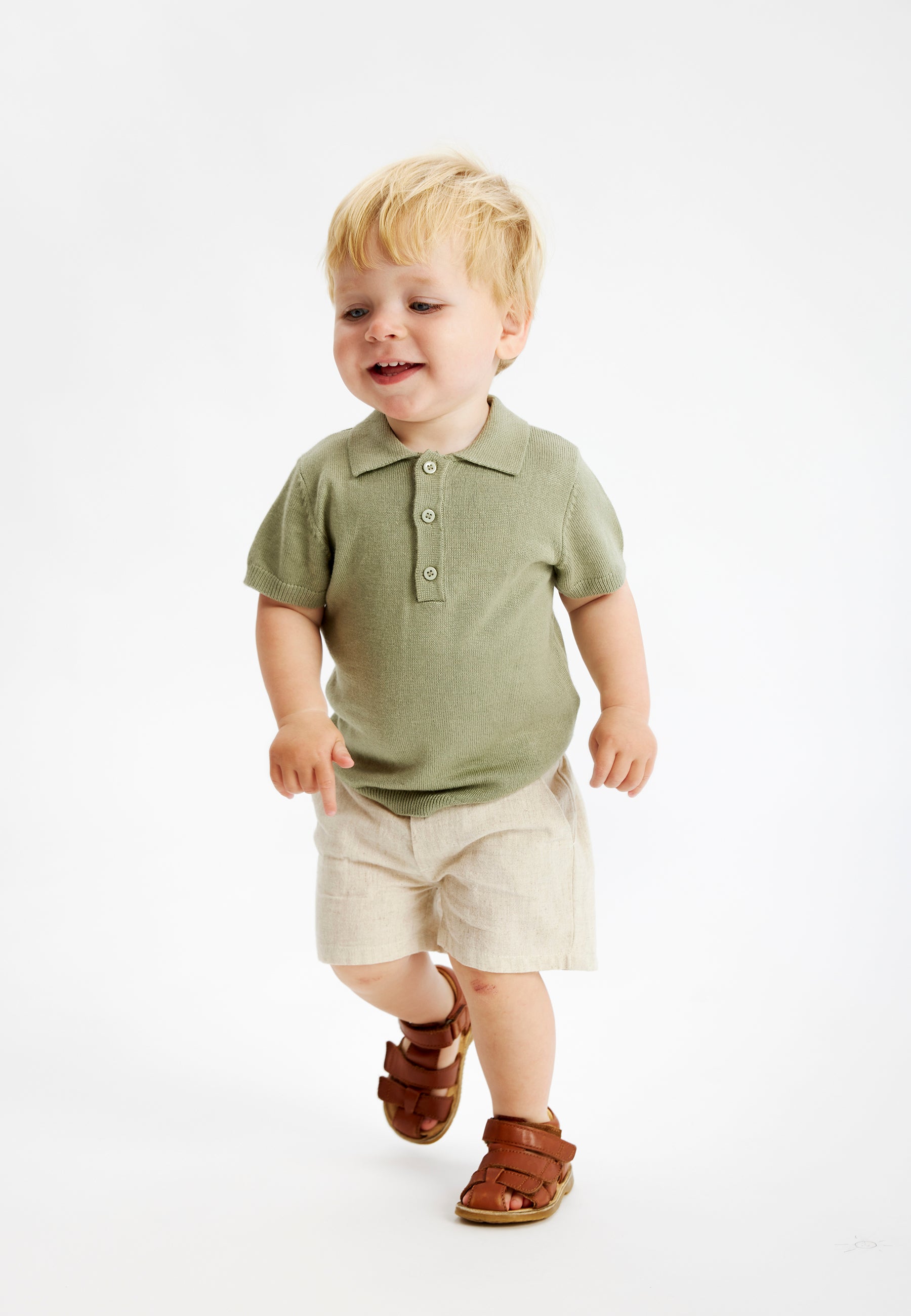 🌾 Zomerse Stijl in een Natuurlijke Look – Short in Oatmeal