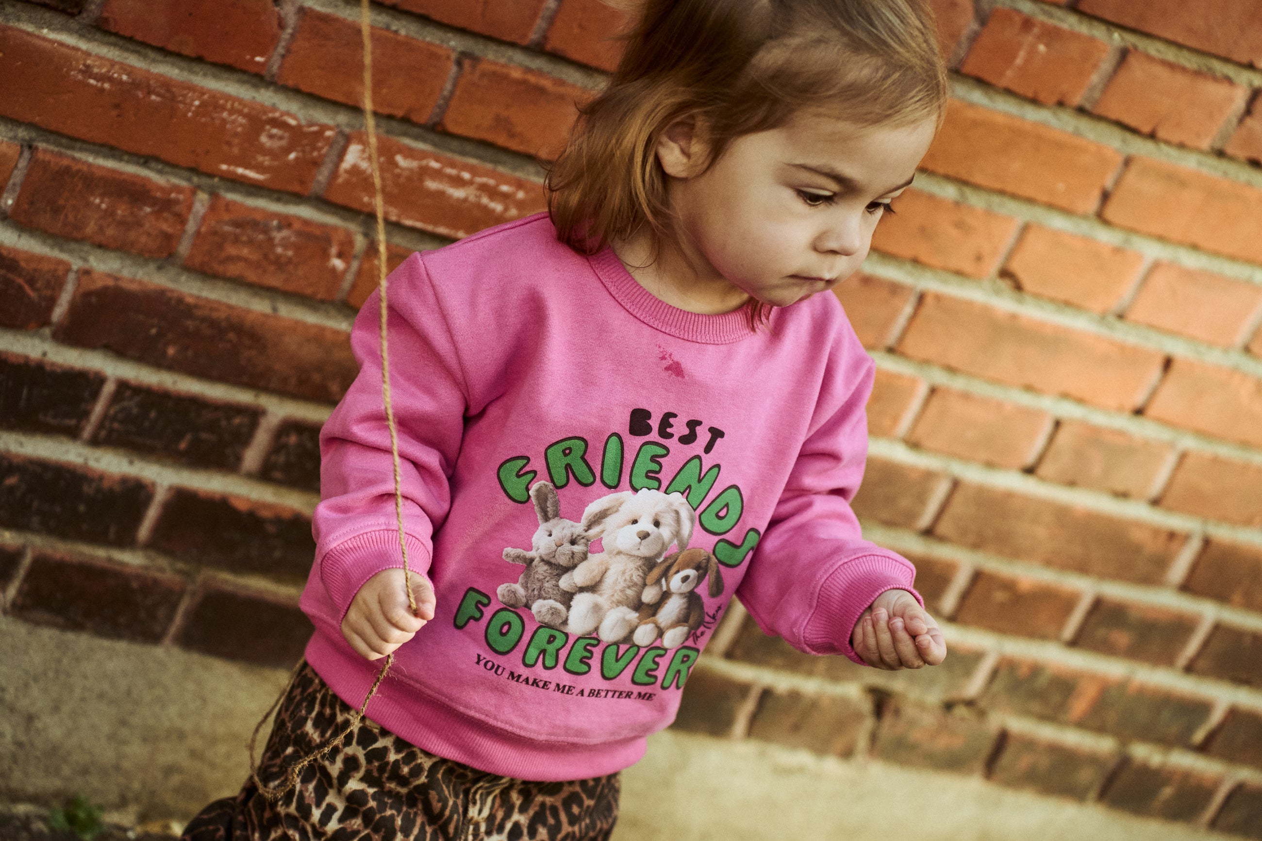 💗 Priya OS Sweatshirt – Ibis Rose Best Friends Forever | The New Siblings