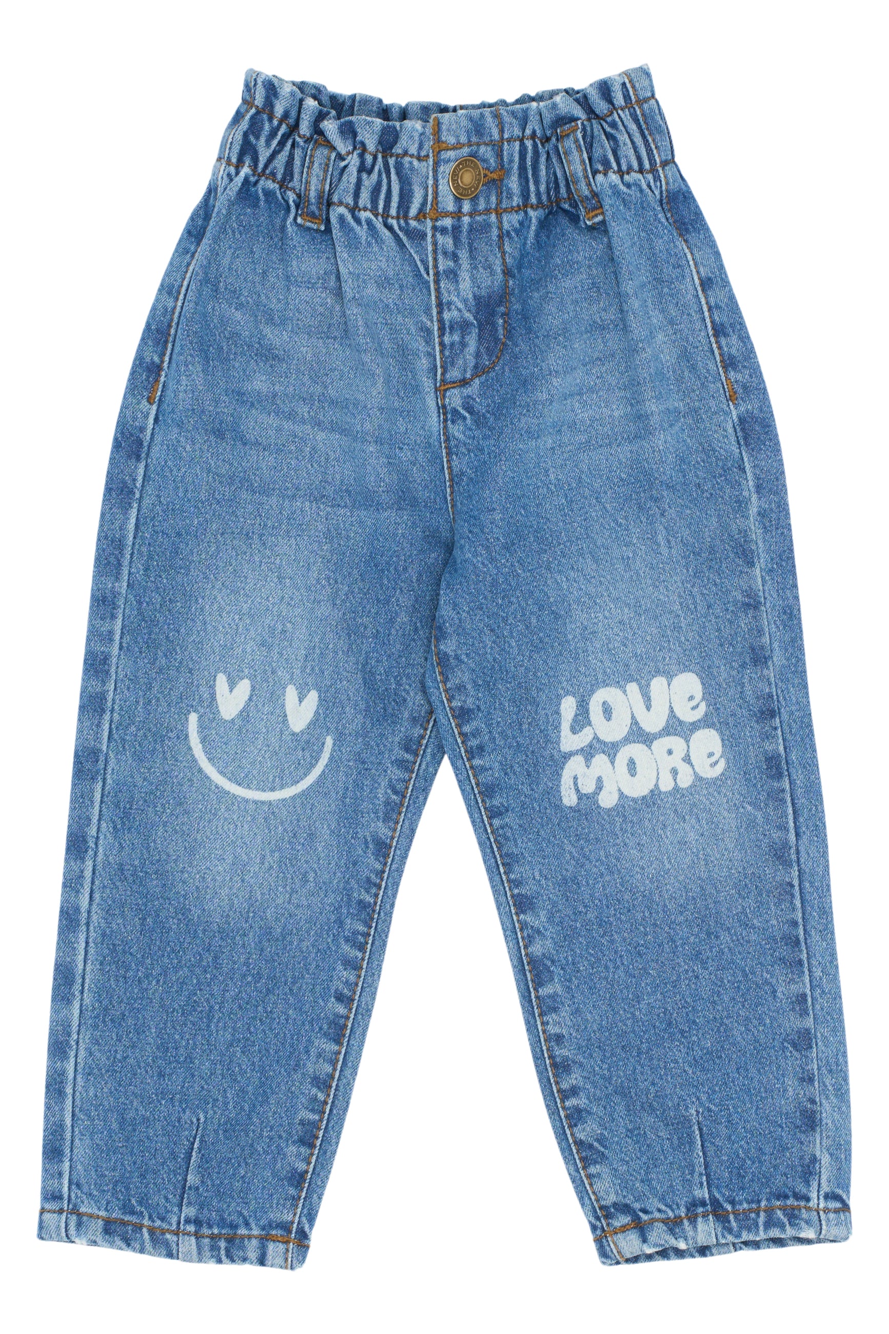💙 Pida Carrot Jeans – Medium Blue Denim | The New Siblings