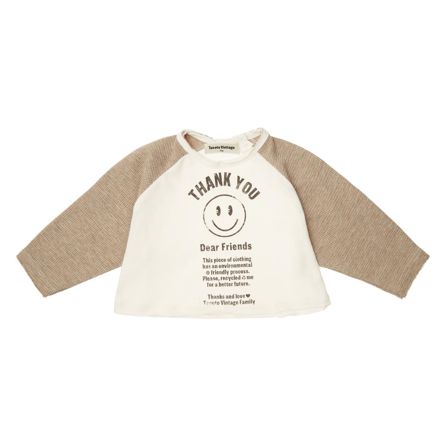 Baby-T-shirt met raglanmouwen