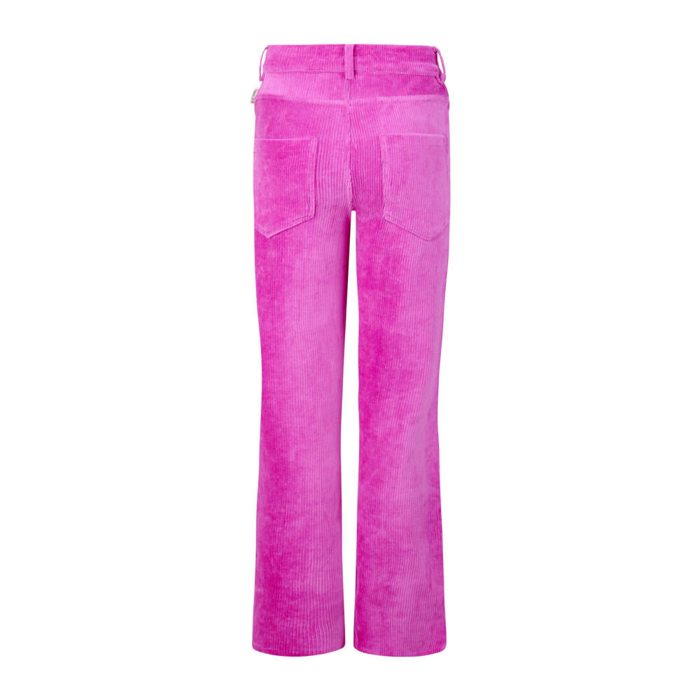 Toffe felroze fluwelen broek van Blue Rebel