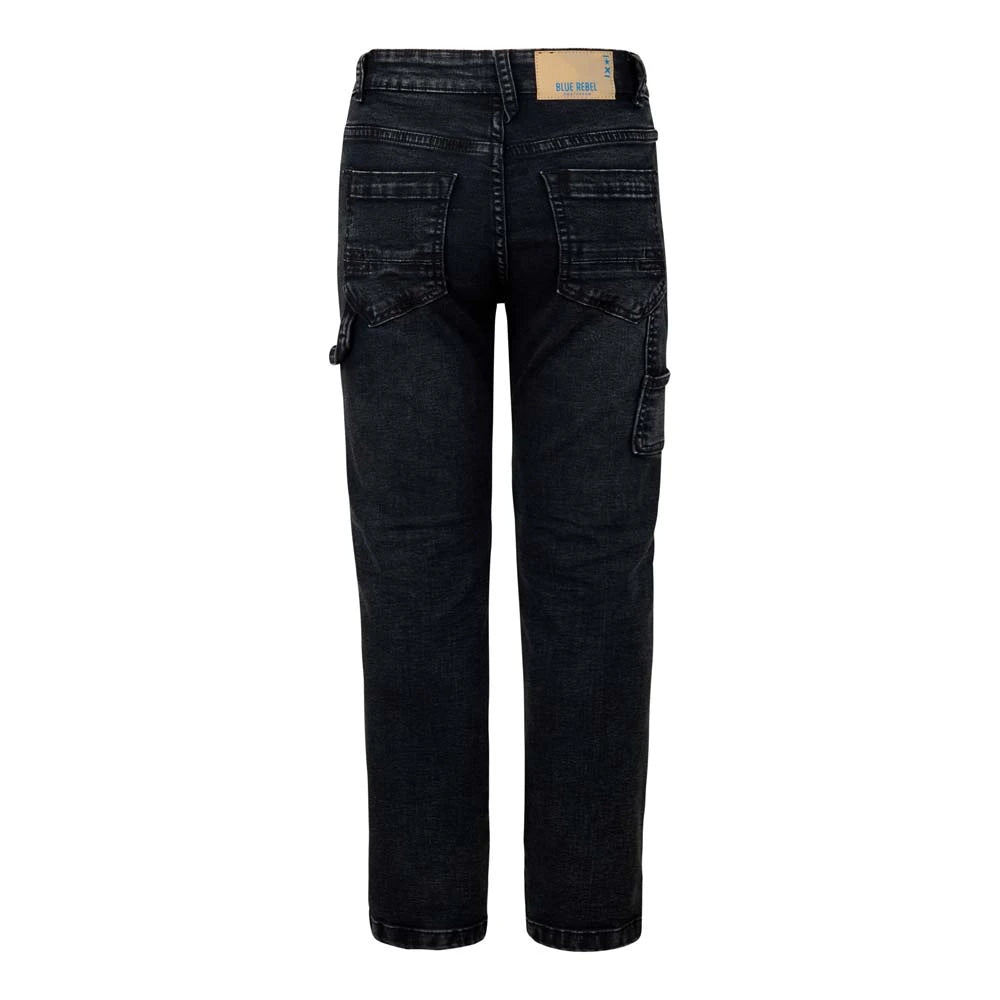 Blue rebel jeans met opgestikte zakken