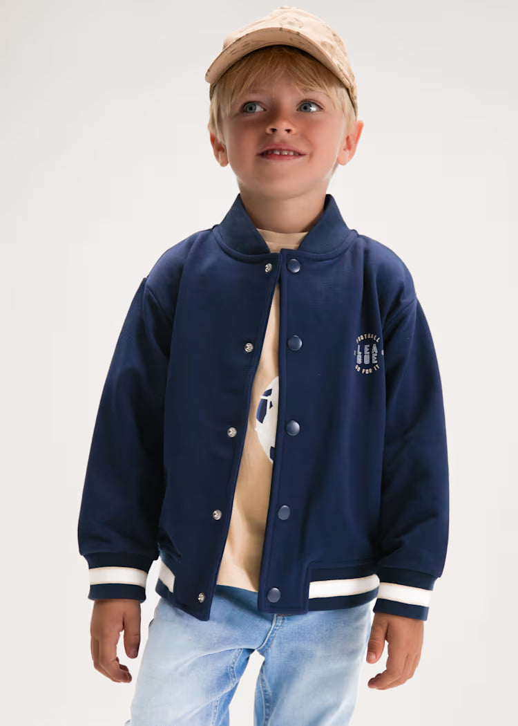 🛩️ Stoere Bomber Jacket – Navy Explorer