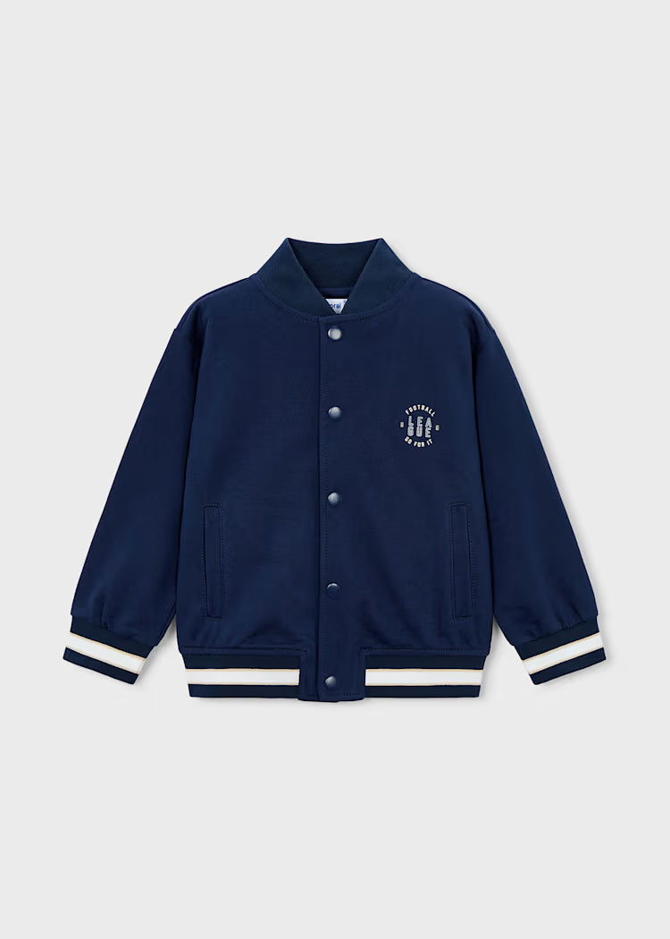 🛩️ Stoere Bomber Jacket – Navy Explorer