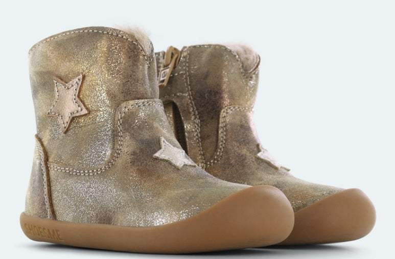 Shoesme brons laarsje met sterren