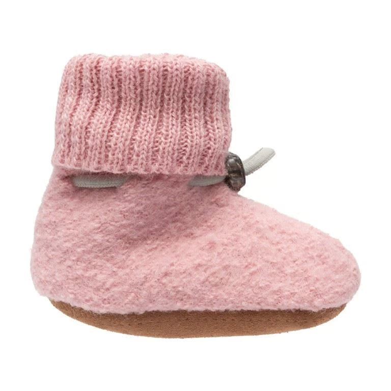 💕 Bergstein Cozy Baby – Heerlijk warme babyslofjes in Soft Pink