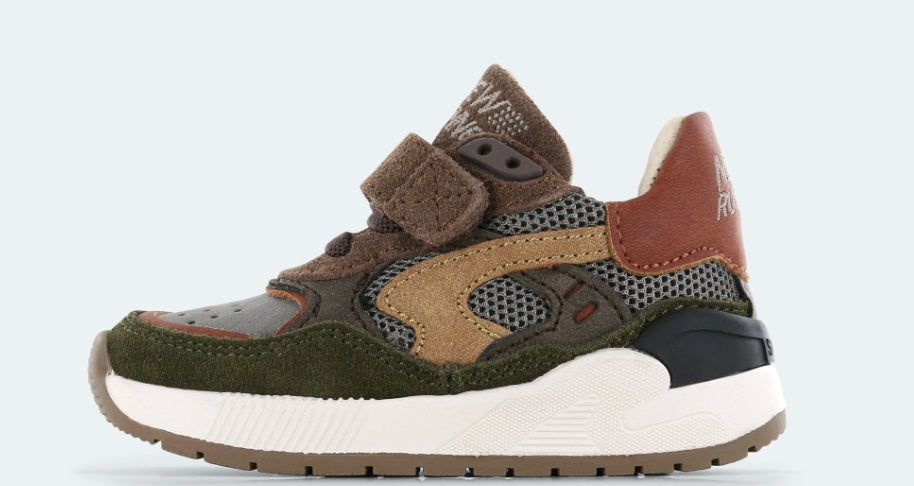 Shoesme donkerbruine sneaker