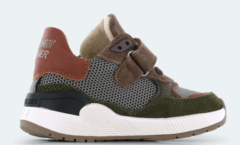 Shoesme donkerbruine sneaker