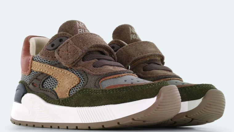 Shoesme donkerbruine sneaker