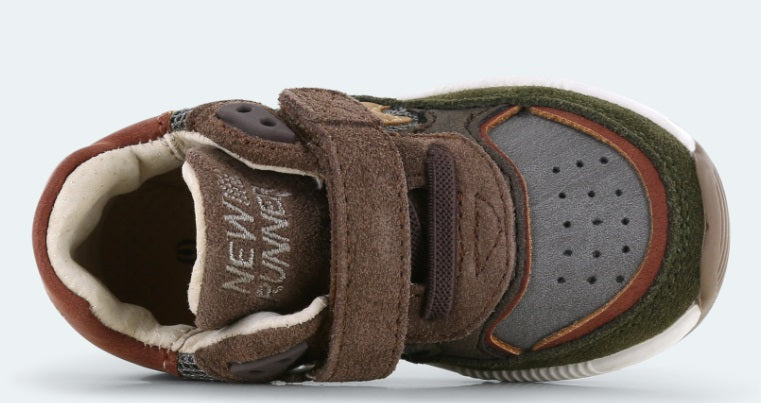 Shoesme donkerbruine sneaker