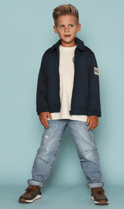 Shoesme donkerbruine sneaker